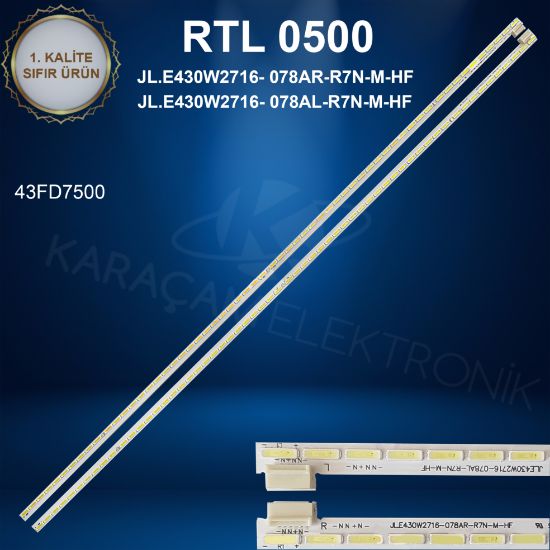 VESTEL 43FD7500 LED BAR, VESTEL SMART 43FD7500 LED BAR, VES430UNUL-2D-U01
