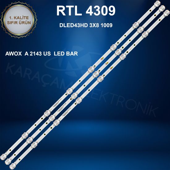 KJ43D08-ZC46AG-01D A 2143 US RIMLESS LED BAR