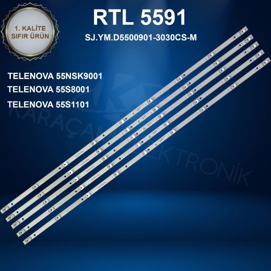 Telenova 55S8001 Led Bar, Telenova 55S1101 Led Bar, Telenova 55NSK9001 Led Bar