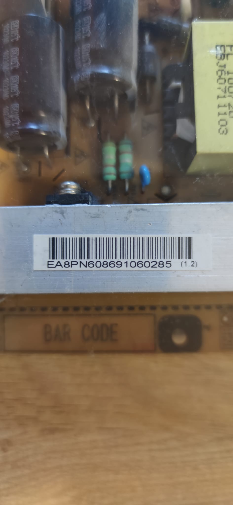 EAX61124201/ 15 , REV1.2 , LGP42-10LF , POWER BOARD , LG BESLEME