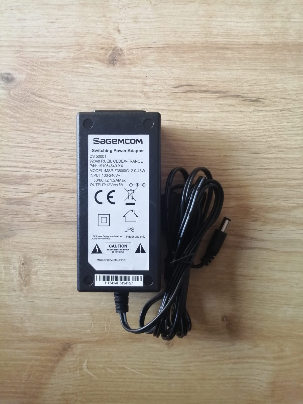 12V 5A Adaptör