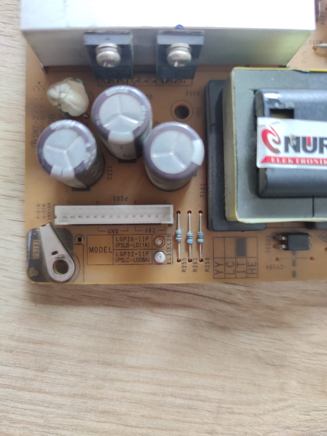 EAX63985401 / 8 , REV1.11 , LGP32-11P , POWER BOARD , LG BESLEME