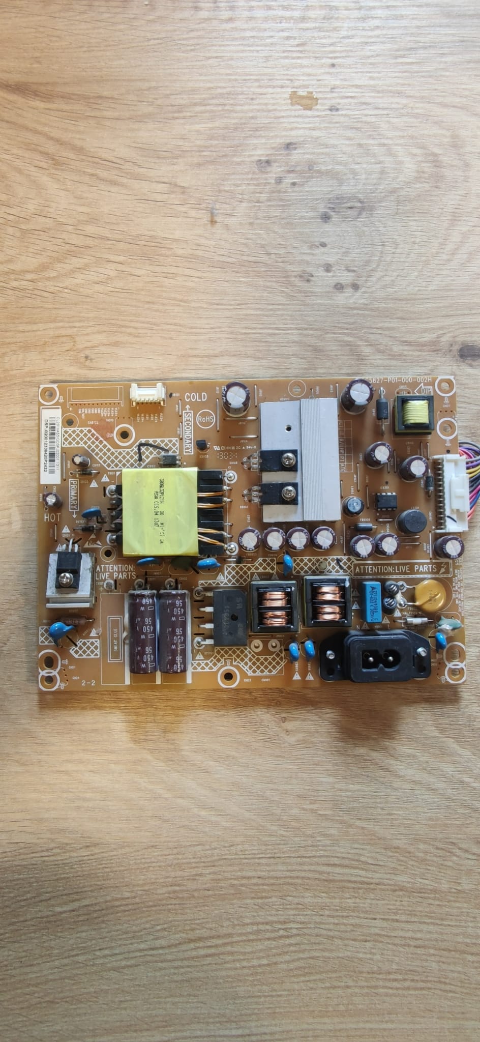 715G5827-P01-000-002H, PHILIPS 32PFL3158/12, POWER BOARD, BESLEME KARTI