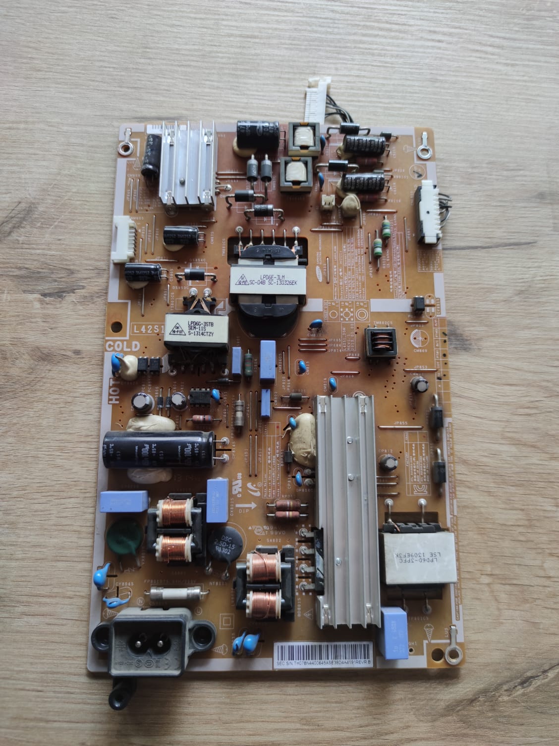 BN44-00645A, L42S1_DSM, SAMSUNG, BESLEME, POWER BOARD