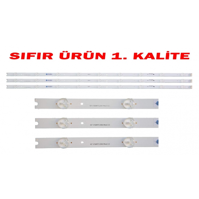 LG 43UF6407, 43UH610V, 43UH610N, 43UH650V LED BAR, 6916L2563A, 6916L-2563A, 43 V16 ART3 2563 REV2.3 2, LC430DGG(FJ)(M1) LED BAR TAKIMI