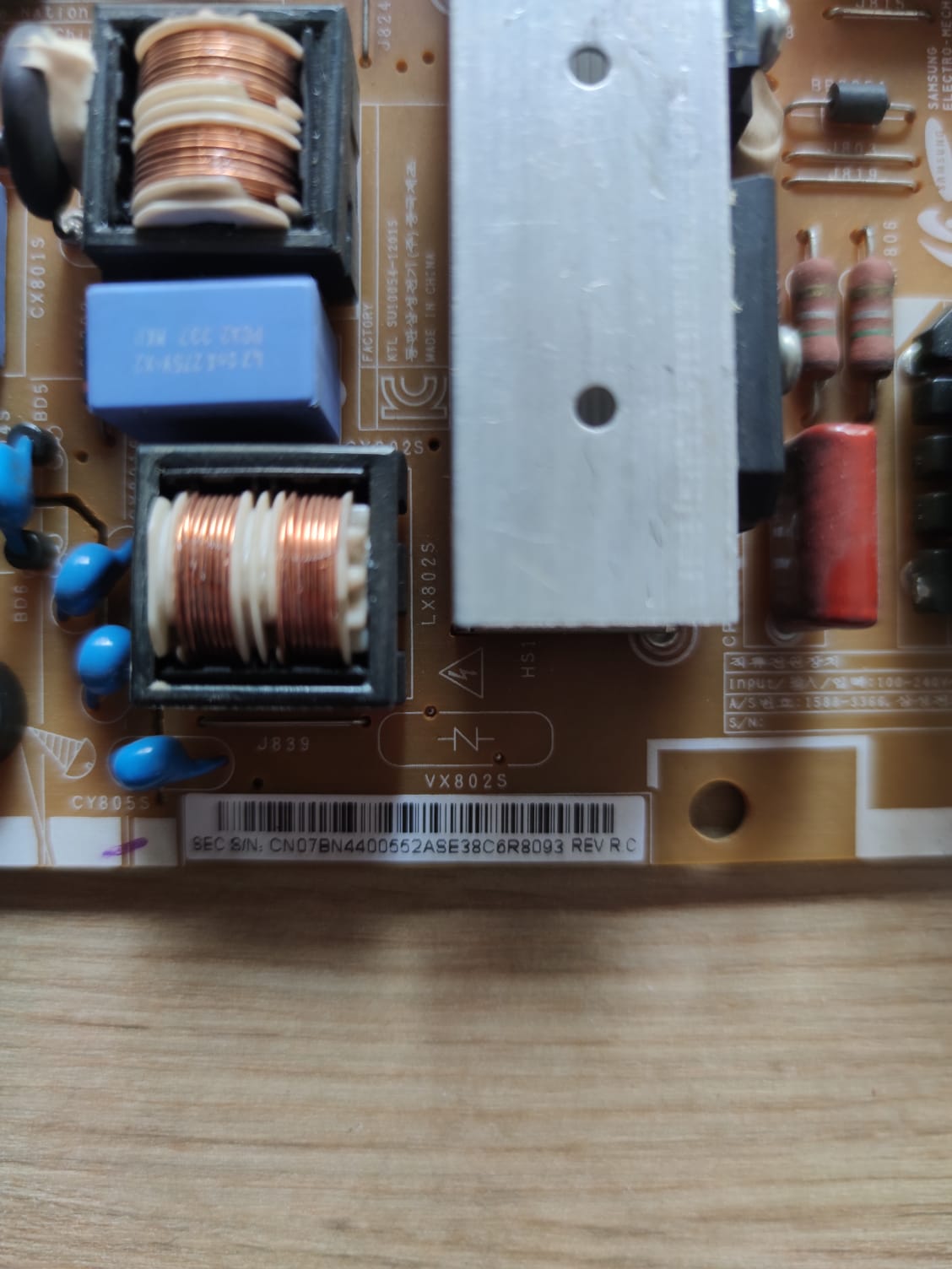 BN44-00552A , PSLF930C04D , PD46CV1_CSM , REV1.3 , UE46EH6070F , UE46EH6030F , UE40EH6030F , POWER BOARD , SAMSUNG BESLEME