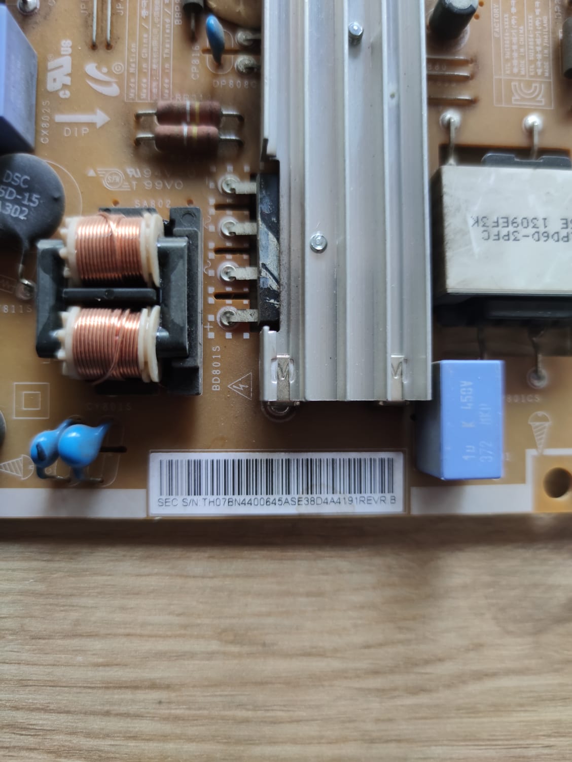 BN44-00645A, L42S1_DSM, SAMSUNG, BESLEME, POWER BOARD