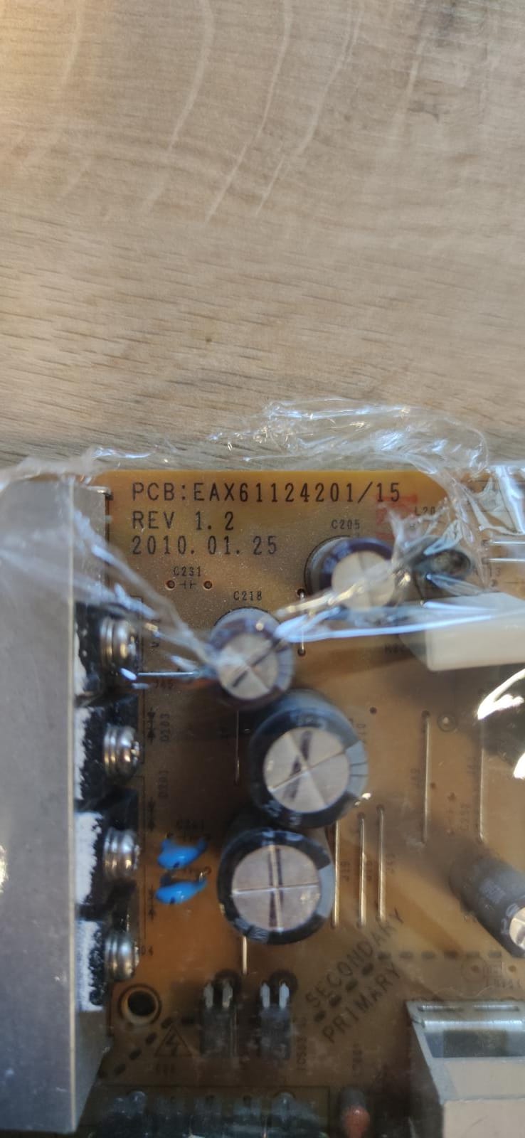 EAX61124201/ 15 , REV1.2 , LGP42-10LF , POWER BOARD , LG BESLEME