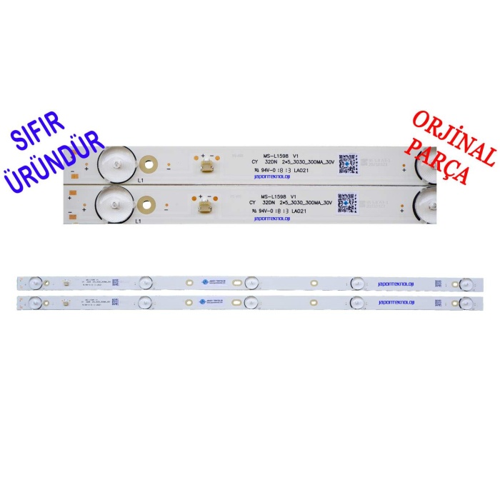 DIGIPOL 32DP1A LED BAR, MS-L1598 V1, 32DN 2 *, 5_3030_300MA_30V, 6V/LED, 8D32-DNWR-A3205A