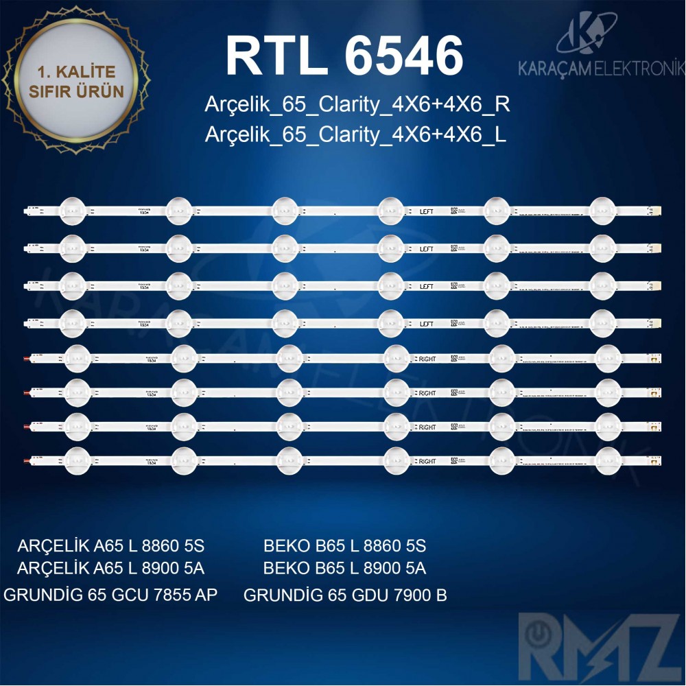 CLARİTY A65L 8860 5S B65L 8860 5S A65L 8900 5A B65L 8900 5A 65 GCU 7900B