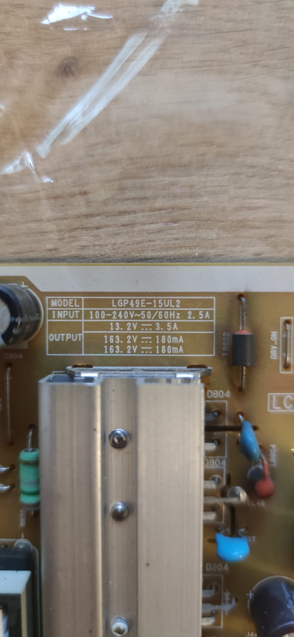 EAX66490501 , 1.4 , EAY63989201 , LGP49E-15UL2 , POWER BOARD , LG BESLEME