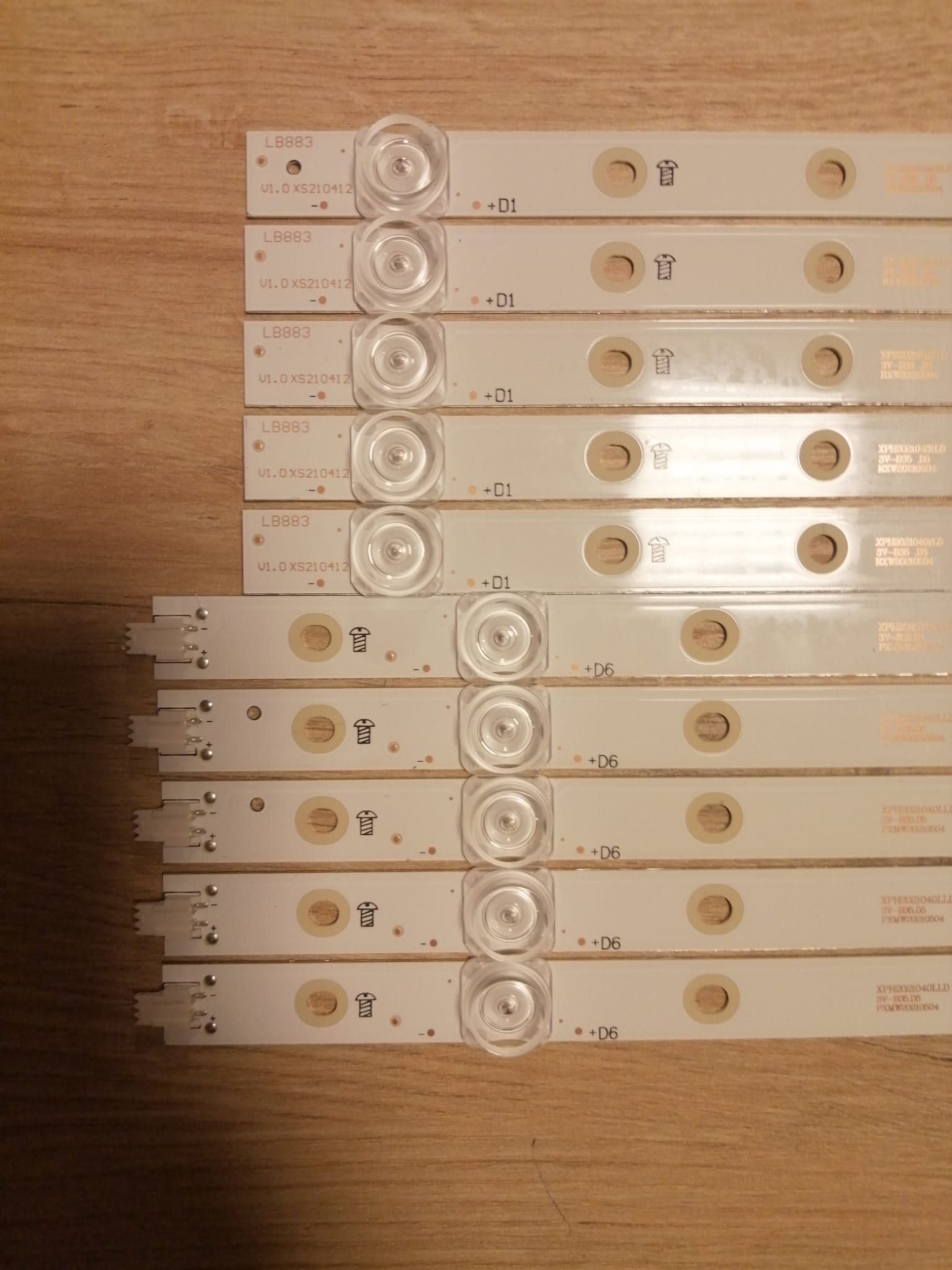PHILIPS 55PUS7304 ,55PUS7504 LED BAR, LB-GM3030-GJ0D22555X10AN22-H , LB-GM3030-GJ0D22555X10AN22-T , TPT550J1-QUBH84.K